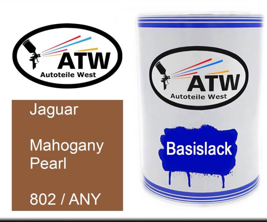 Jaguar, Mahogany Pearl, 802 / ANY: 500ml Lackdose, von ATW Autoteile West.